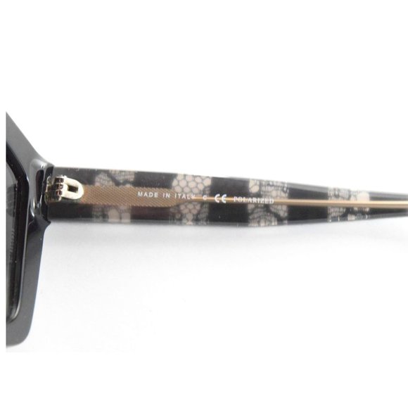CHANEL 5296 501/S8 Black Lace / Grey Gradient Polarized - Picture 6 of 9